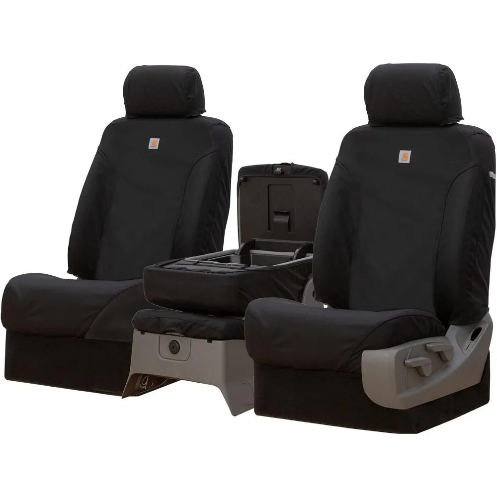 Niestandardowe pokrowce na siedzenia Carhartt Super Dux do modeli Chevrolet Silverado i GMC Sierra 1500 z lat 2019-2025