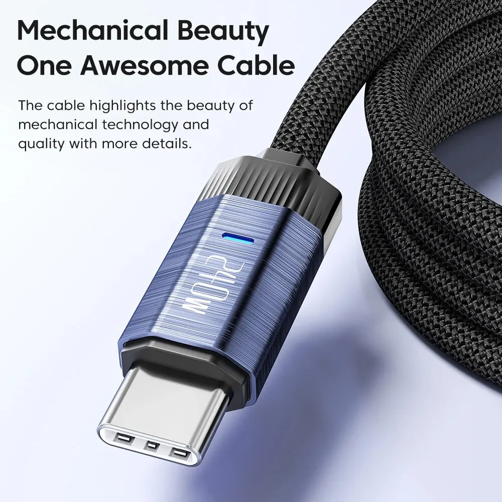 Toocki 240W USB C to USB Type C Cable 48V 5A PD3.1 Super Fast Charging for iPhone 15 ProMax Samsung S23 MacBook Hauwei Xiaomi