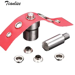 Metal Punch Eyelets Flower Mold Buttonhole Eyelets And Rivets Machine Grommet Eyelets Installation Crafts Die Complete Kit Tools