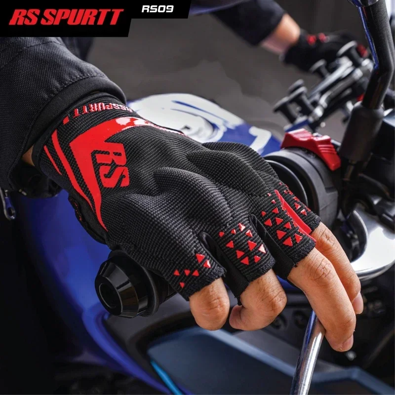 

Summer Half Finger Riding Bike Moto Glove Anti Drop Breathable Wear Resistant Men Women Urban Cycling Non-slip Motorcycle Gloves