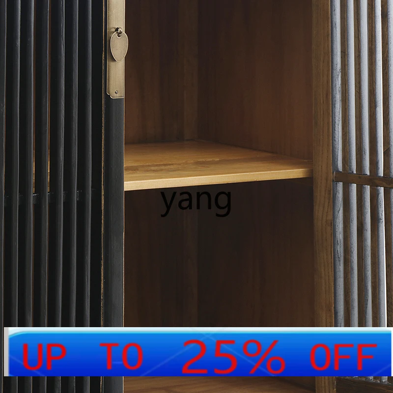 

Lmm new Chinese antique decorative cabinet solid wood wardrobe retro indoor locker