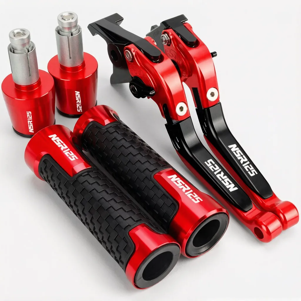 

FOR HONDA NSR125 NSR 125 1988-1990 Motorcycle Clutch Lever Brake Levers Moto Handlebar Handle Hand Grips Ends Cap