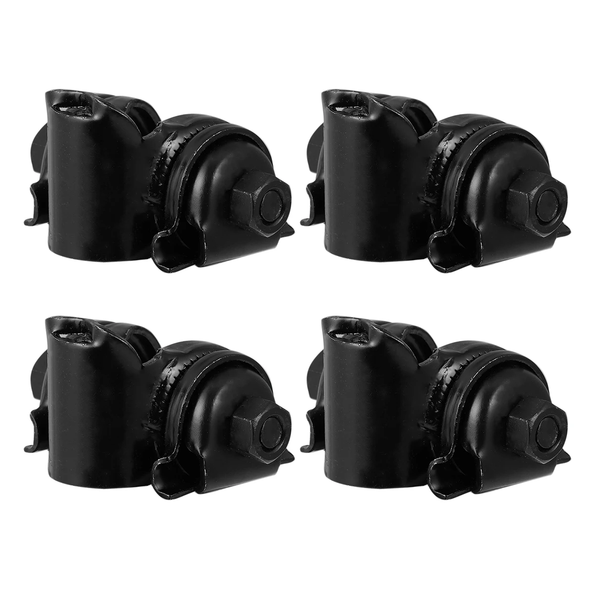 

4 Pcs Accessories Seat Cushion Clamp Code Tube Iron Standard Rail Saddles Bike Seatpost