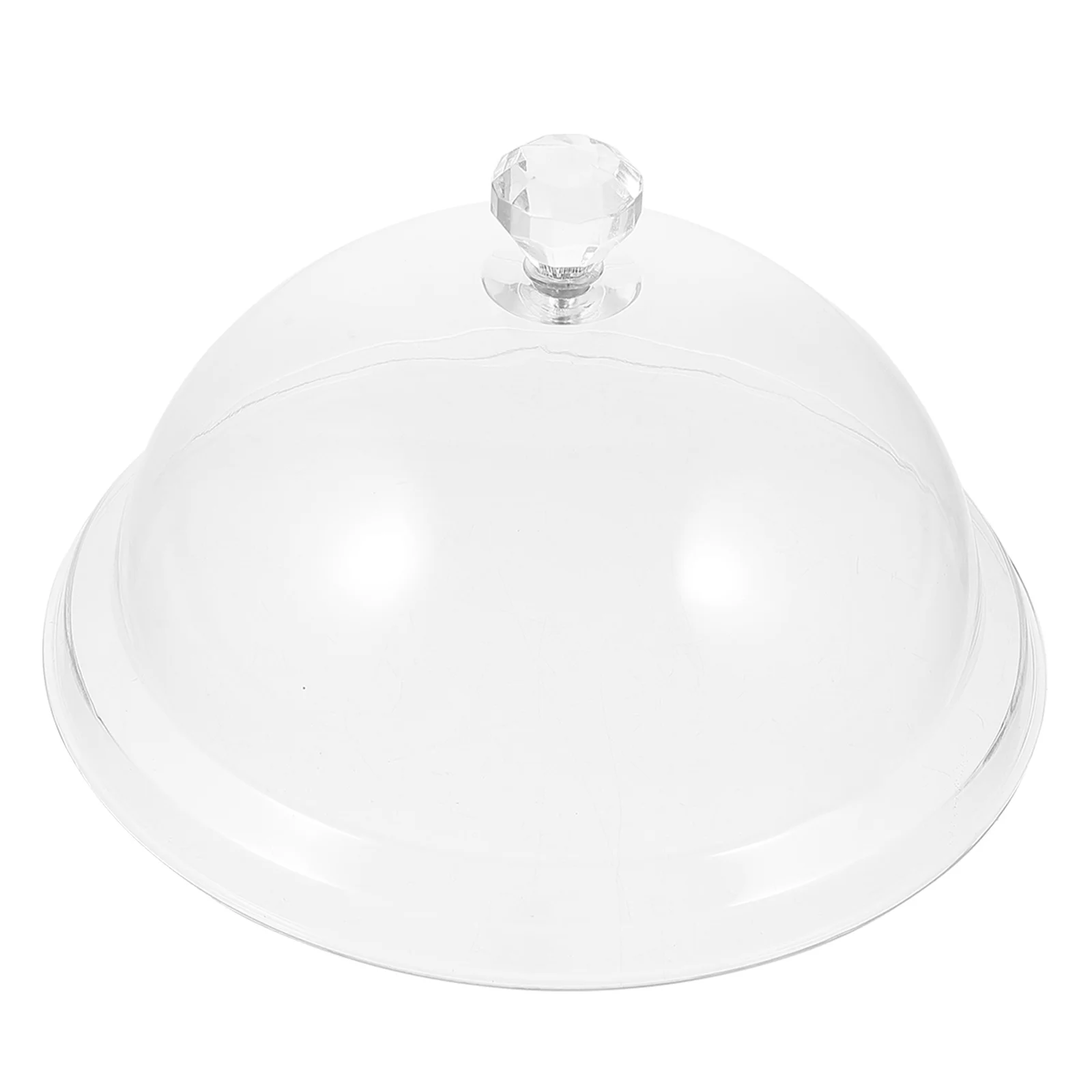

Dustproof Cover Freshkeeping Bowl Heat Resistant Large Round Clear Cake Stand Food Protector Transparent Safe Environmental