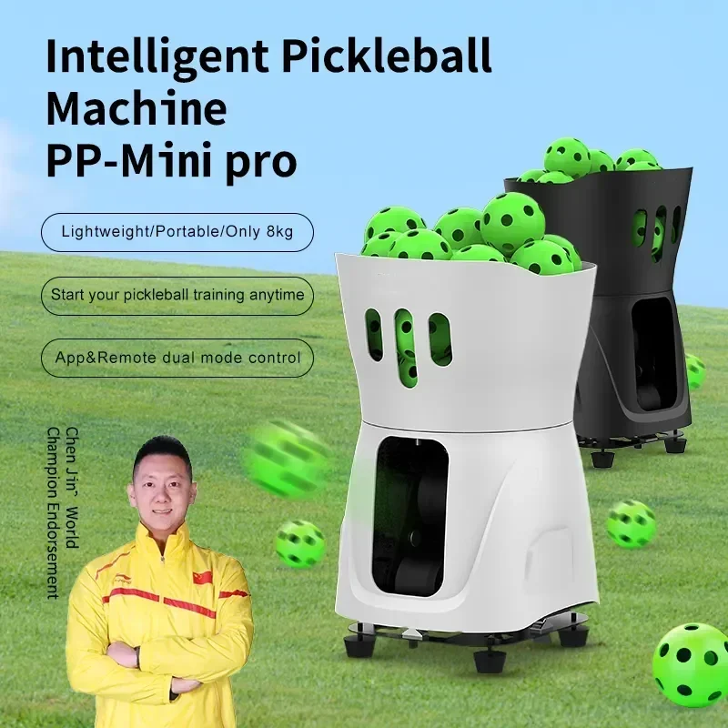 On Sale T700 Arc Top Pickleball Racket with App Remote Control for Garden and Park Play Advanced Pickleball Machine Shooting