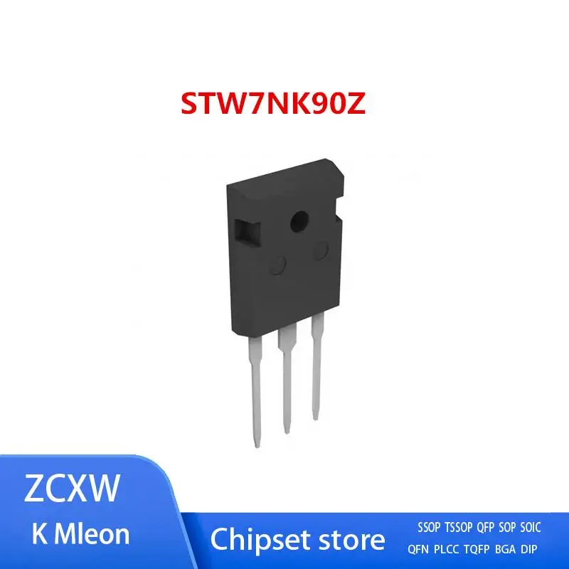 

20PCS/LOT STW7NK90Z W7NK90Z TO-247