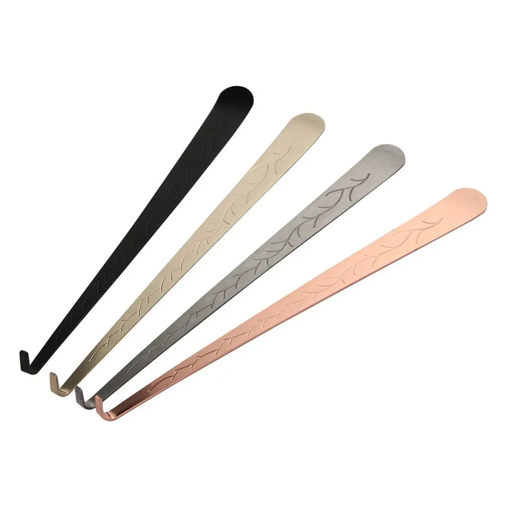 Carved 20cm for Home Wedding Polished Hooks for candle Candle Accessory Snuffer Trimmer Candle Wick Dipper Wick Cutter