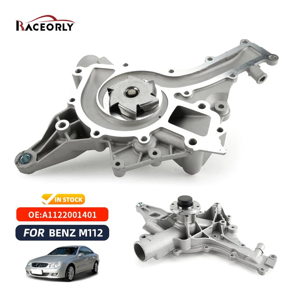 

Raceorly Hot selling car accessories Cooling System Water Pump parts For Benz M112 A1122001401 1122001101 1122000401