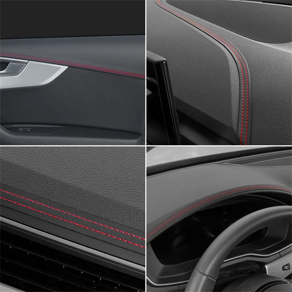 Universal Car Mouldings Trim Pu Leather DIY Braid Decorative for Mazda 2 3 6 CX-5 CX5 CX 5 CX3 CX8 CX9 2012- 2018 2016 2017 2019