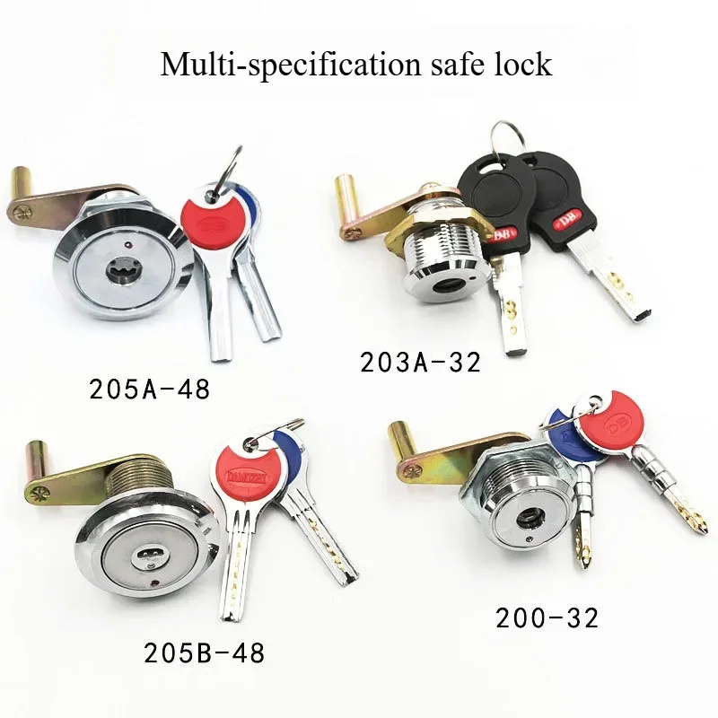 Mechanical safe Anti-theft lock cylinder 2keys and 5keysElectronic password safe emergency lock Universal lock cylinder