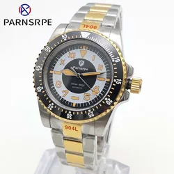 Men's Waterproof Watch, Luminous Dial, Stainless Steel Case, Sapphire Crystal, Transparent Back, Ceramic Bezel, NH35 Watch