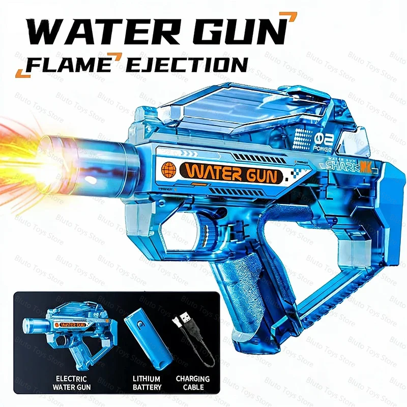 Electric Water Gun with Flame - Water Gun Soaker recension och pris