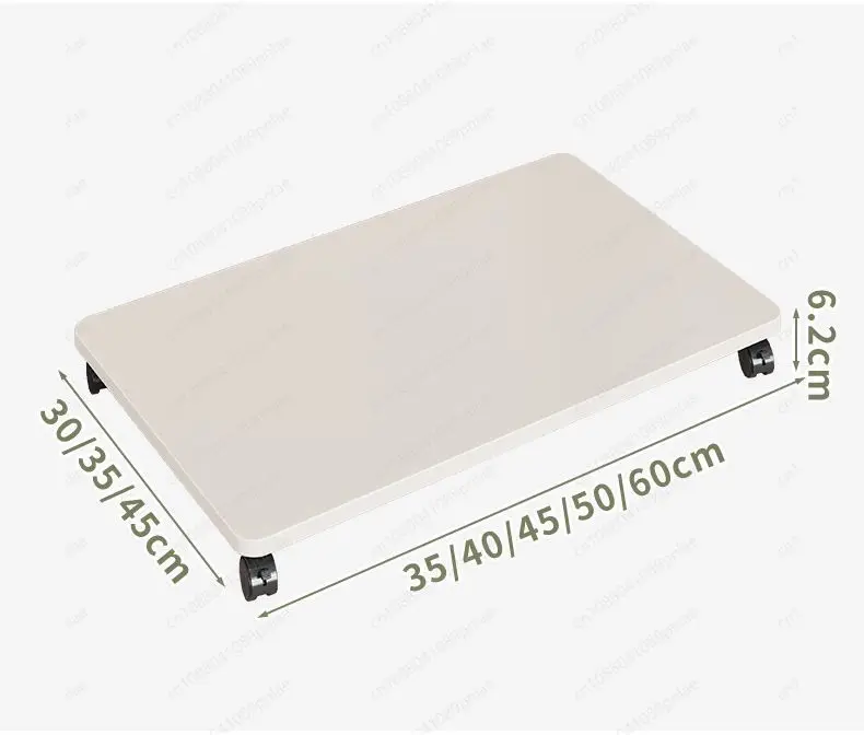 Mobile Storage Box Base Tray Heavy - Duty Load - Bearing with Wheels Simple Floor - Standing Cabinet Organizer Rack
