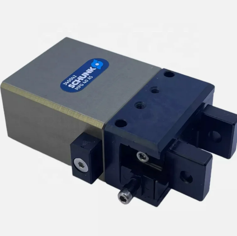 ID original SCHUNK MPG 40-AS 340042   Garra de ar Um manipulador para agarrar componentes pequenos