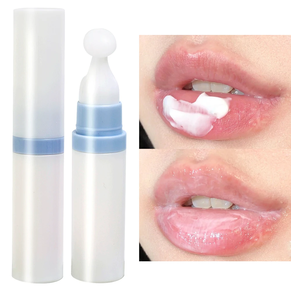 Lip Mask Gel Care Repairing Lip Mask Diminishes Lip Lines Lip Balm Hydrating Moisturizing Anti-Dry Crack Primer Lip Care Makeup