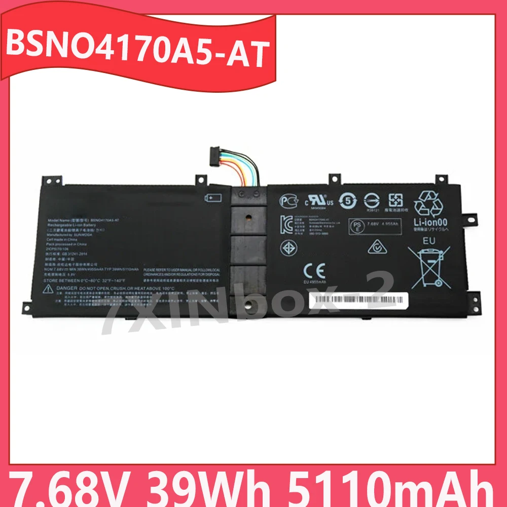 

BSNO4170A5-AT 7.68V 39Wh 5110mAh Laptop Battery For Lenovo Miix 510-12ISK 520-12IKB 525-12IKB series