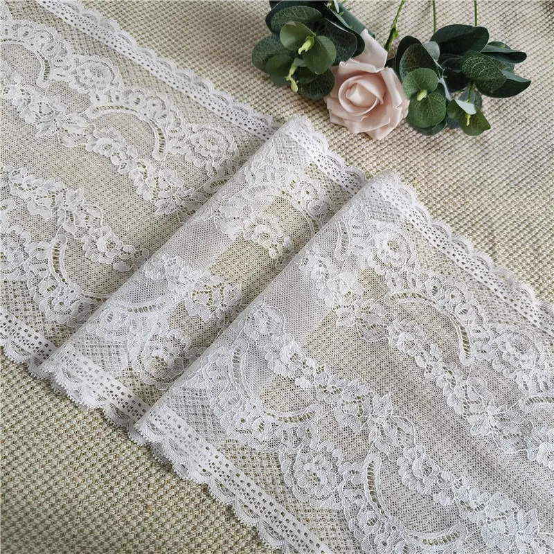 DINGC7 23cm lace trim for underwear, Pressed Lace Clothes Sskirt Underwear Sewing Accessories