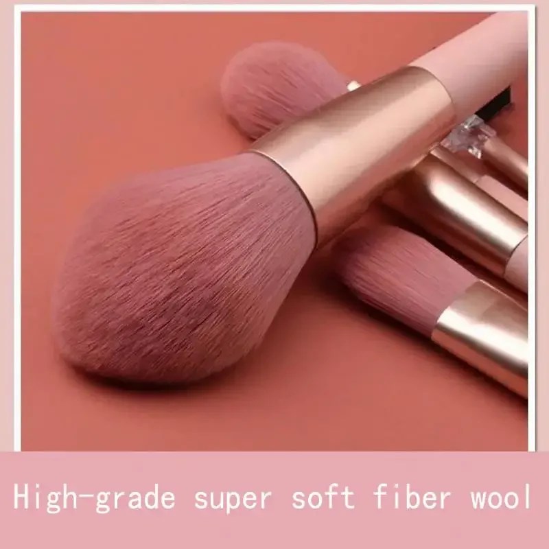 8 pçs/set Pincéis de Maquiagem Ferramentas Cosméticas Corretivo Blush Pó Solto Pincel Sombra de Olho Marcador Fundação Blending Brush