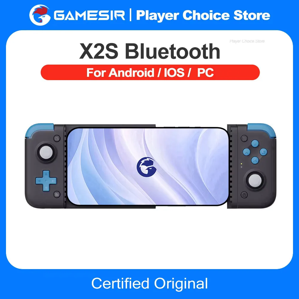 GameSir X2s Bluetooth X2s Mobile Phone Gaming Controller Gamepads Gamepad PC with with Hall Effect Stick for Android iPhone iOS
