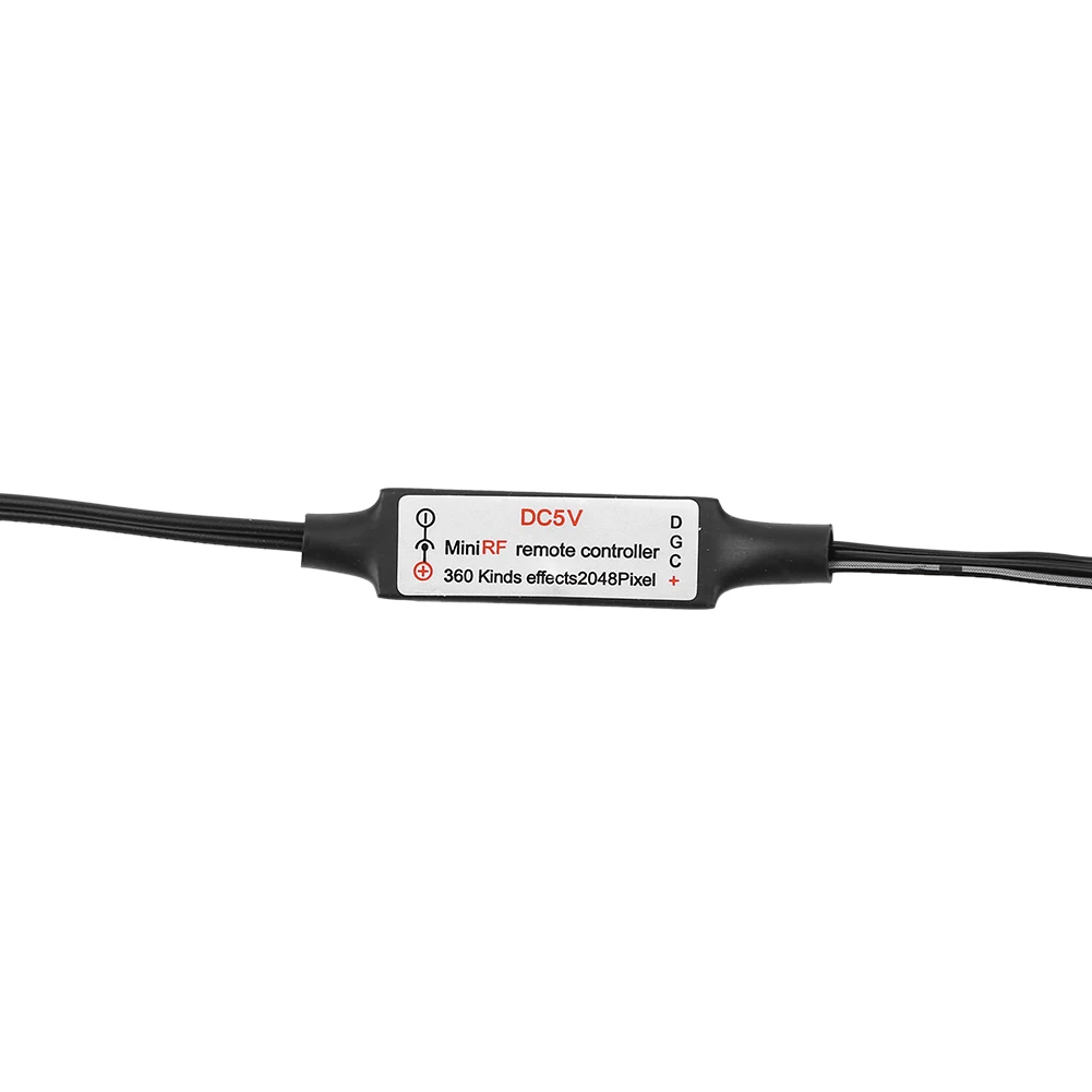 Télécommande sans fil RF 5V, alimentée par batterie, 2.4G, 17 touches, accessoires 3 broches vers SATA 4 broches pour boîtier d'ordinateur