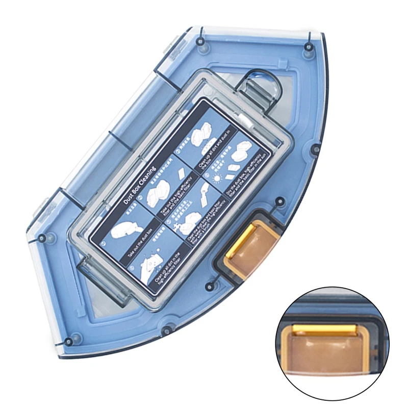 Caja de polvo para Mamibot Exvac660 EXVAC680S 880, accesorio para aspiradora Tesvor X500 Pro, puerto de succión pequeño, 1 ud.