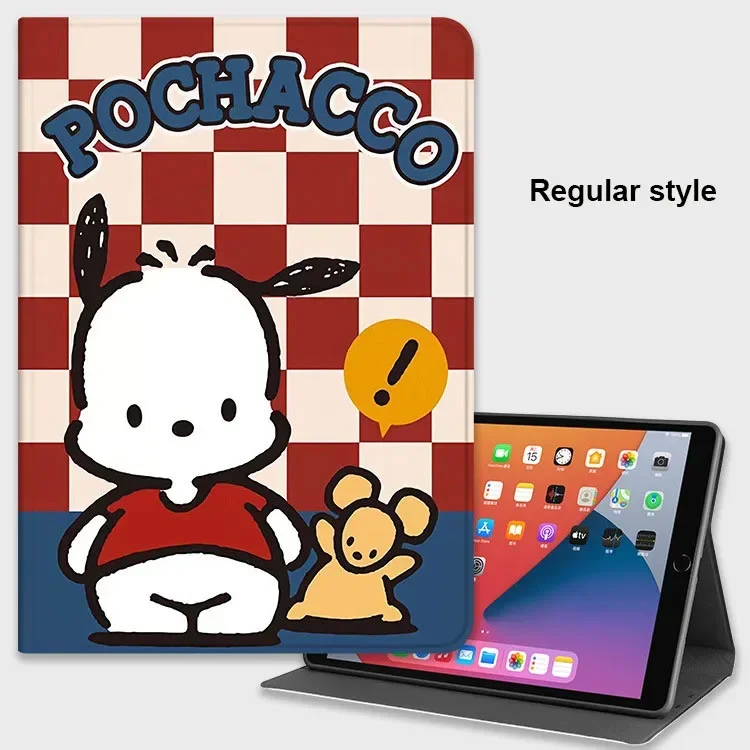 Kawaii Pochacco Case For iPad Air4 5 Pro 11 2022 Magnetic Case For iPad 7/8th Generation 10th 10.9 Air 2 3 9.7 Mini 4 5 6 Cover