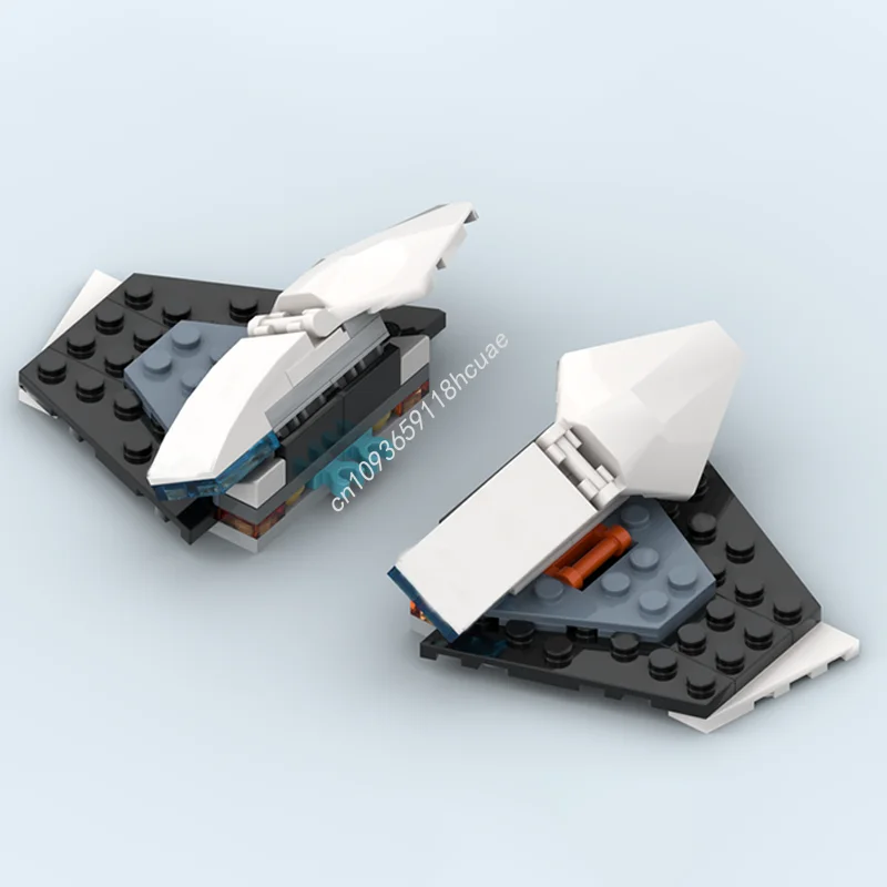 272 pçs moc interestelar modular atualização espaçoado modelo blocos de brinquedo construção diy presentes natal idéia educação tijolo