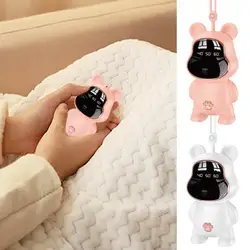 Rechargeable Hand Warmer 2 IN 1 Pocket Power Banks 1200mAh Battery Temperature Display & Adjustable Portable Hand Warmer