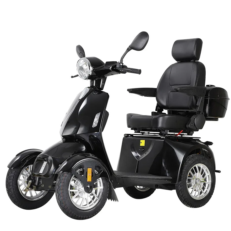 

Electric four-wheeler elderly household battery car leisure and comfort scooter