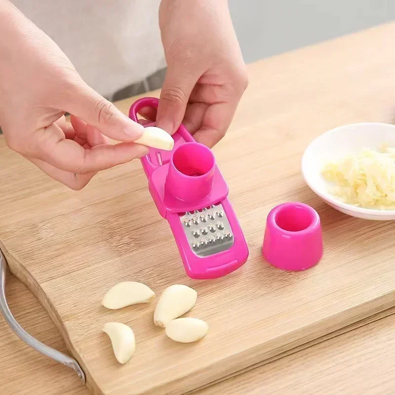 1pcs Garlic Manual Grinding Grater Multifunction Garlic Paste Grinder Easy Clean Not Spicy To The Touch Garlic Cutting Machine