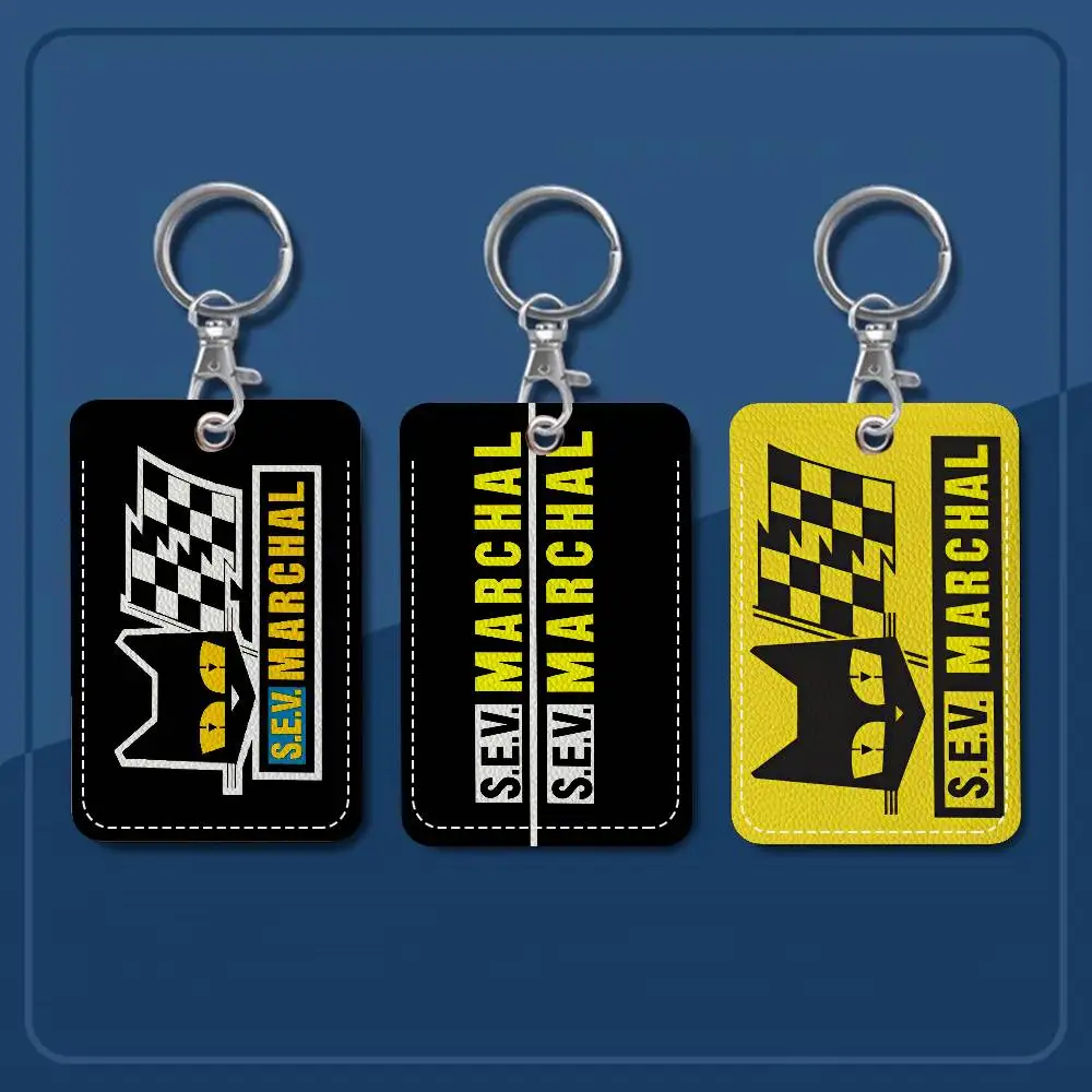 S-E-V M-Marchals Brand Rectangle Keychain Card Holder, Badge Credit Card Holder, Student ID Card Holder, Bus Cards Cover