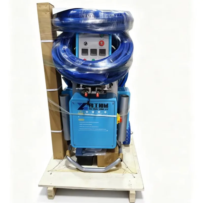 Wheeled Pneumatic Polyurethane Spray Foam Machine Mobile PU Spraying Equipment Automatic Easy to Operate for Building Insulation