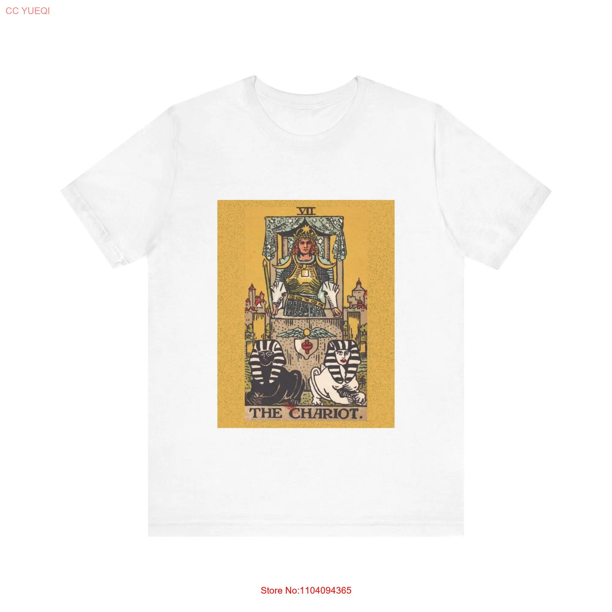 Tarot Chariot T shirt long or short sleeves