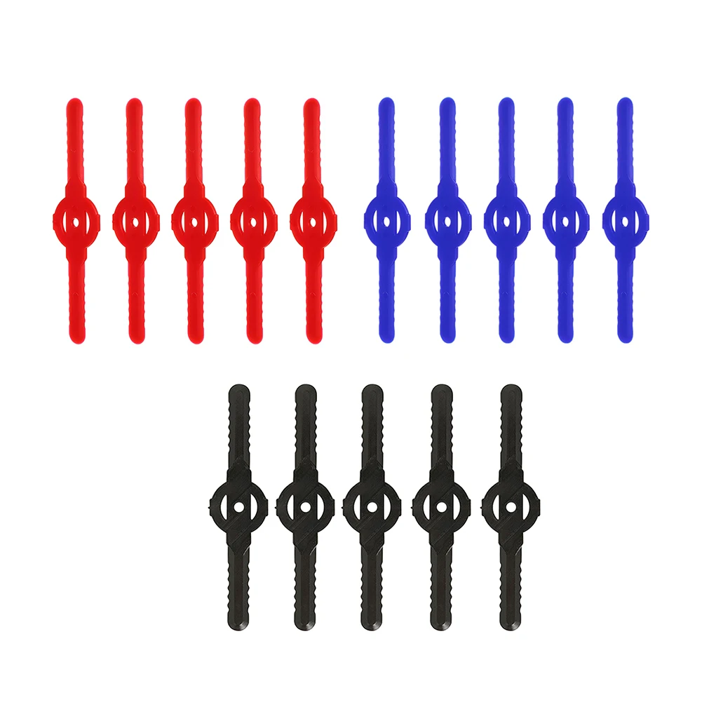 

12PCS Plastic Cutter Blades For Electric Cordless Grass Trimmer Strimmer Tools Lawn Mower Knives Garden Power Tool Parts