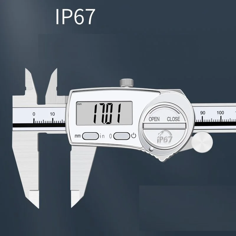 IP67 High Accuracy Electronic Waterproof Digital Vernier Caliper 150 mm Stainless Steel Digital Caliper (no battery)