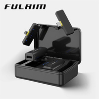 FULAIM X2 Wireless Lavalier Microphone for iPhone Series/Android/Samsung Galaxy/PC ，Mini USB-C Lapel Mic for Youtube/TikTok/Vlog