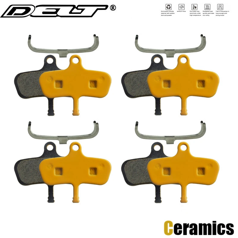 

DELT 4 пары керамических велосипедных дисковых тормозных колодок, для SRAM AVID CODE 5, MTB, горных, детали велосипеда