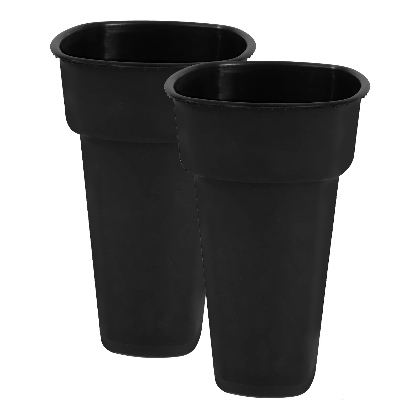 2Pcs 빈티지 꽃 양동이 플라스틱 재사용 가능한 홈 오피스 발코니 장식 꽃꽂이 꽃병 식물 컨테이너