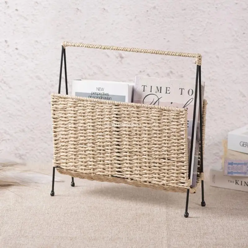 Decorative Magazine Storage Rack Newspaper Holder for Nursery, Office Decoration Dropship