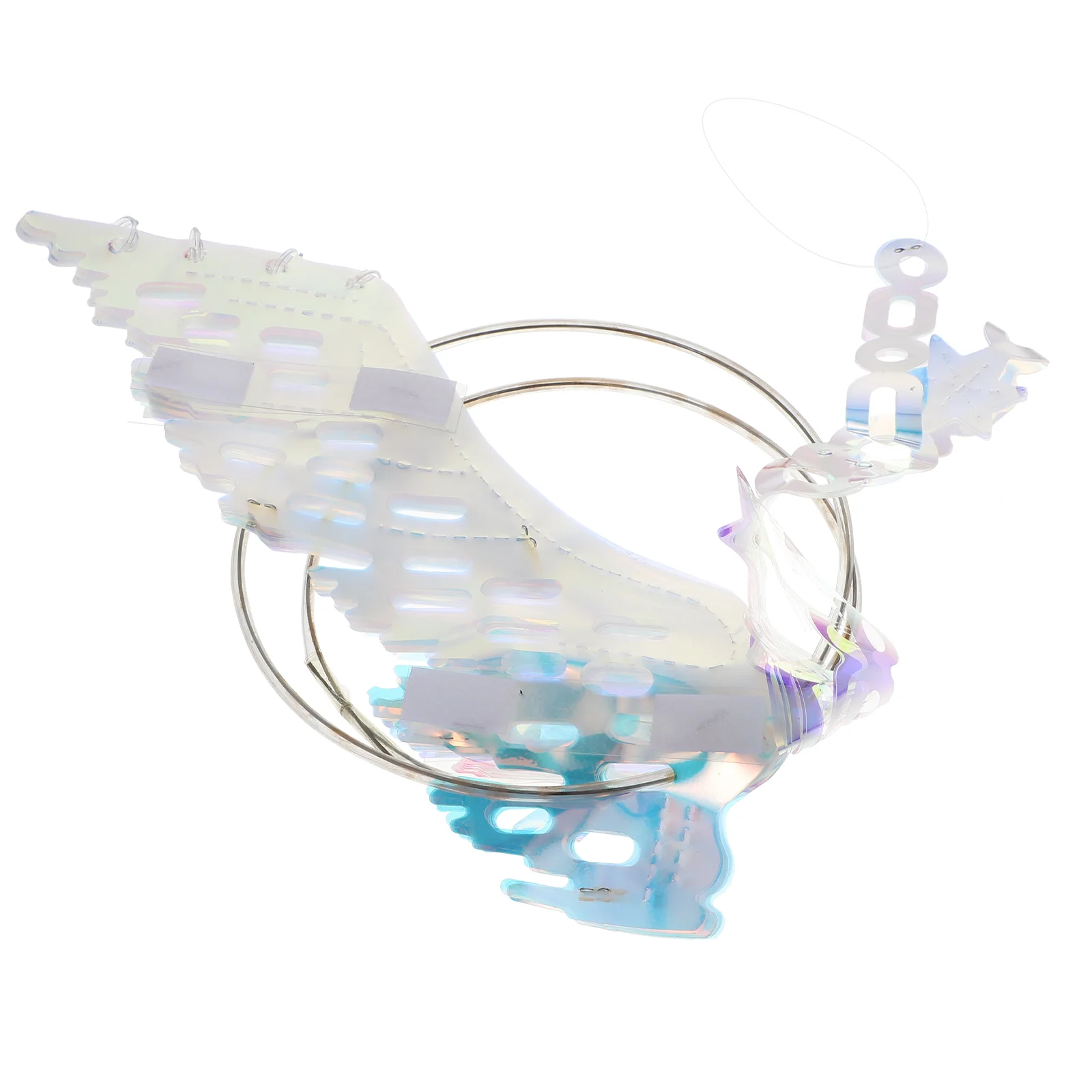 Lights Chandelier Decoration Shaped Pendant Branches Decorations Neon Color Film