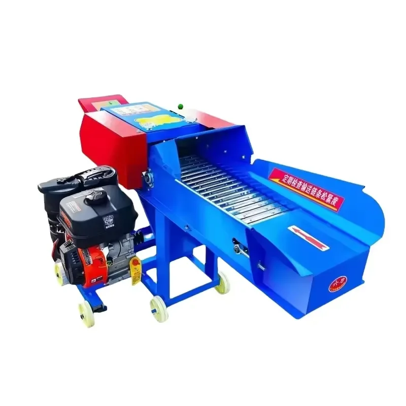 Electric Cow Sheep Animal Feed Food Rice Wheat Straw Forage Chopper Chaff Grass Corn Silage Cutting Making Machine