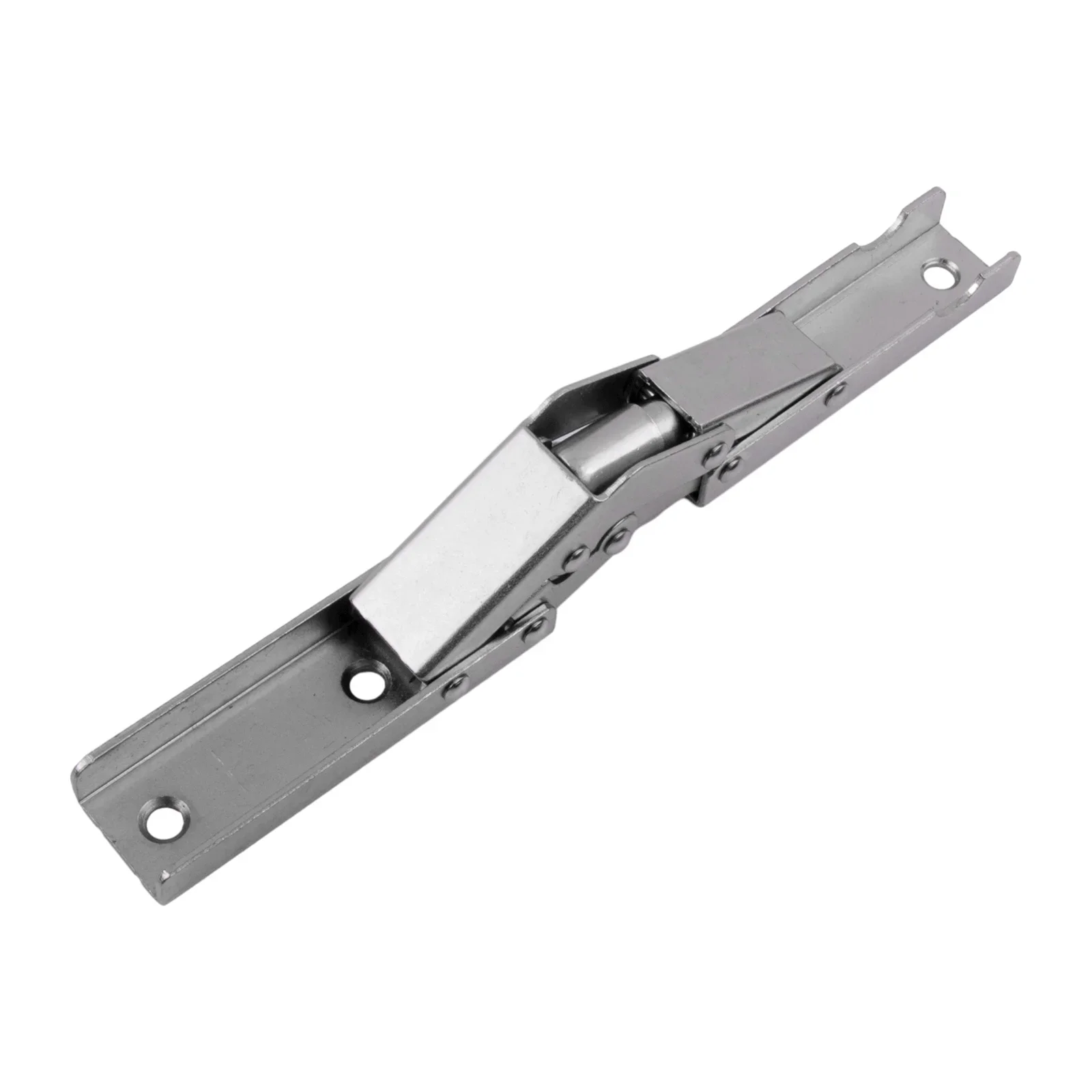 2PCS 90 Degree Self-Locking Folding Hinges Hole-free Hinge Table Leg Brackets 90/180 Degree Flat Spring Folding Hinge