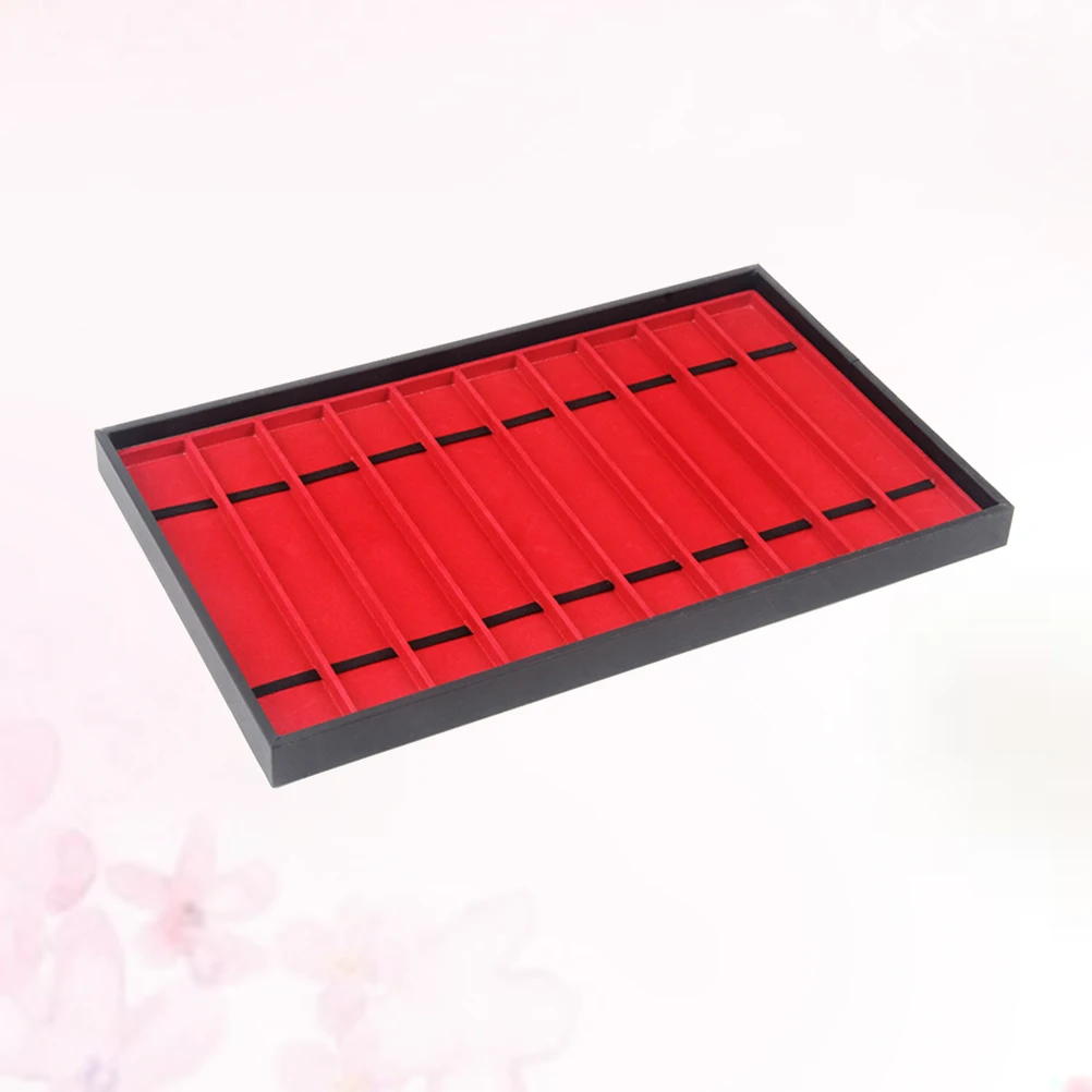 

10 Slot Watch Display Plate Case Watches Boxes Tray Holder Organizer Storage Man