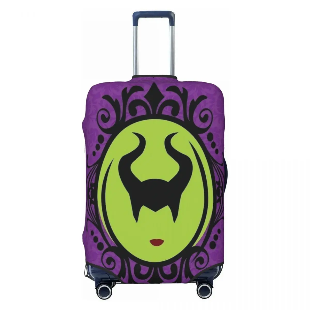 

Custom Cute M-Maleficent Movie Luggage Cover Protector Elastic Travel Suitcase Covers