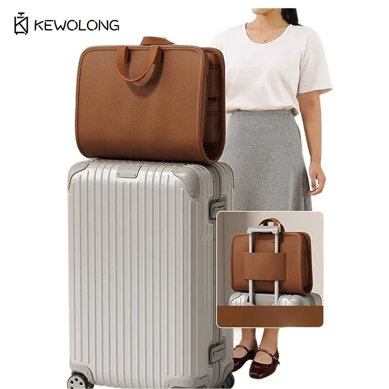

Packing Cubes for Travel, Large Capacity Foldable Clothing Organizers with Separate Laundry Bags, Hanging Luggage Organizer
