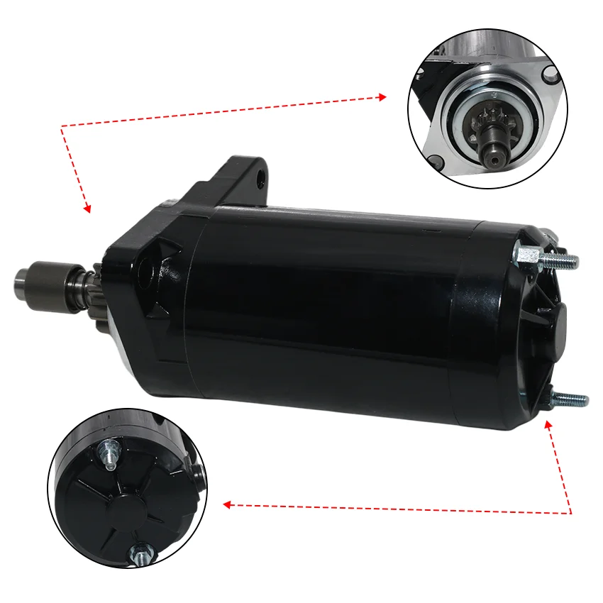 12V motorboat Starter Motor for Sea-Doo GS GSI GTI GTS GTX HX XP SP SPI SPX 718cc 581cc 650cc 581cc 782cc 2-3-Passenger Engine