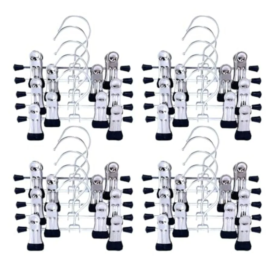 20pcs Adjustable Shoe Rack Pet Baby Pants Folder Multi Functional Travel Portable Hat 6" Heavy Duty Laundry Hooks Socks Holder