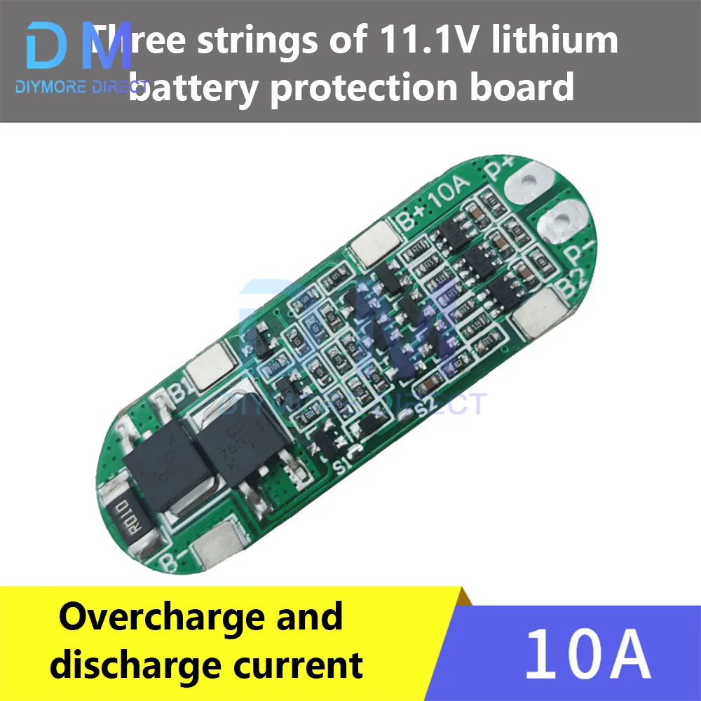 3S 10A 11.1V 12.6V Pin Lithium Sạc Bảo Vệ Mô-đun Cho 18650 Li-ion Pin Lipo Tế Bào BMS 3.7V JH-996193