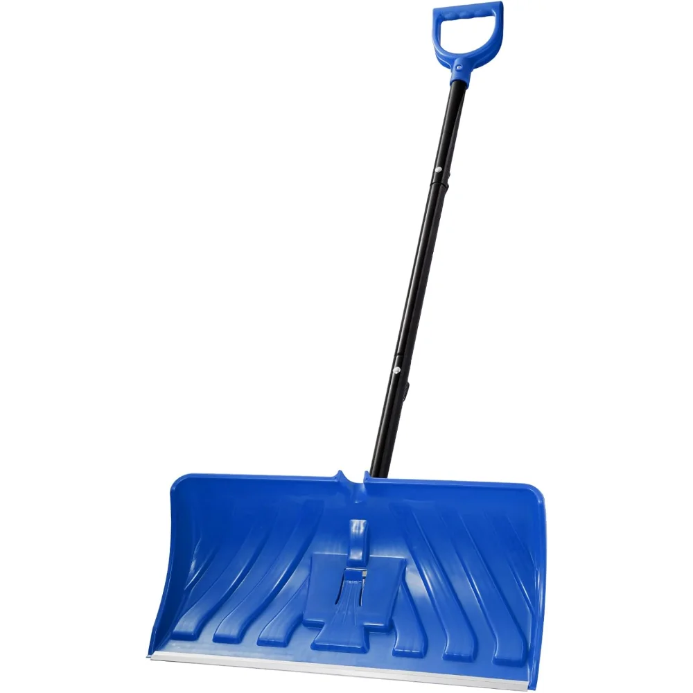 

Heavy Duty Snow Pusher with Detachable Ice Chipper, 2-in-1 for Driveways and Sidewalks