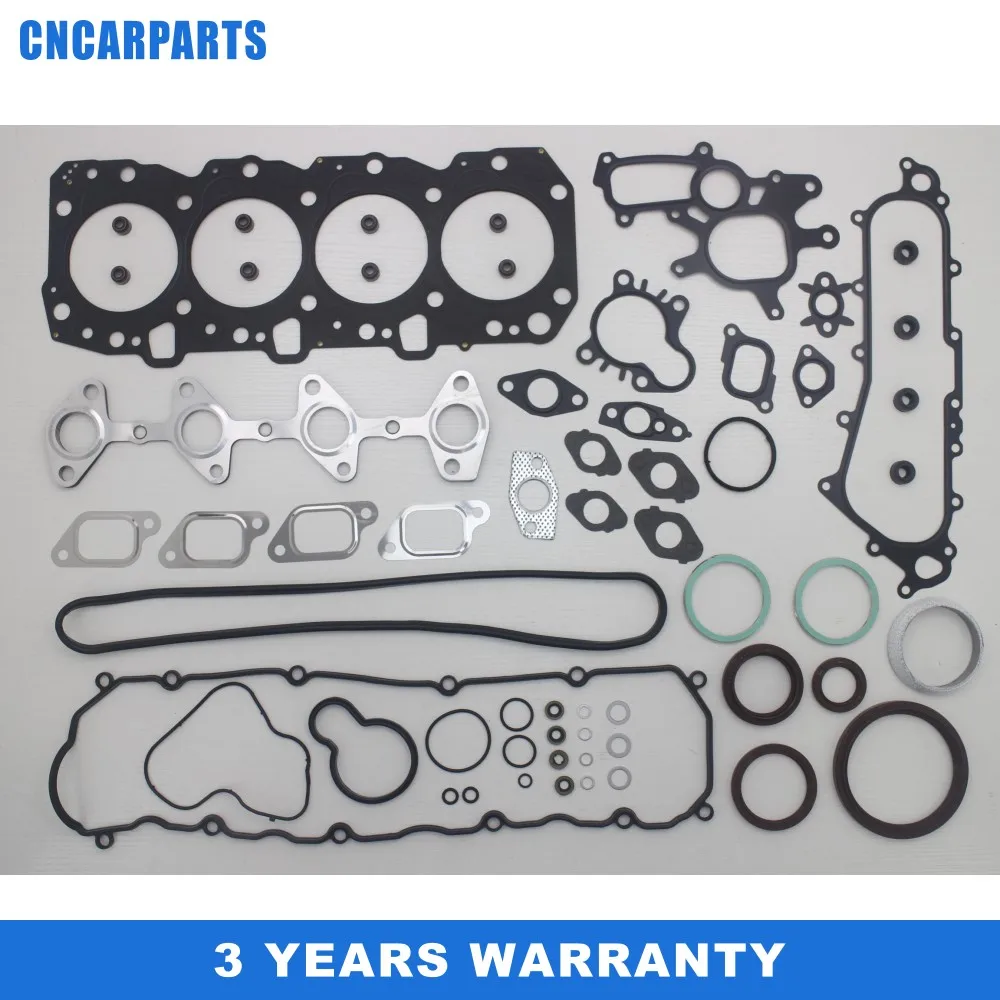 FIT For TOYOTA HILUX Engine Rebuilding Kits Automotive Parts Full Head Gasket Set 04111-67020 51010600 1KZ 1KZTE 1KZ-TE VRS